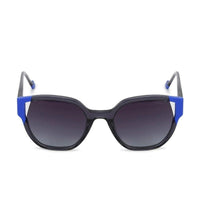CLASSYCUT Black-Blue Large Full Rim Wayfarer Sunglasses for Women — Hashtag Eyewears
