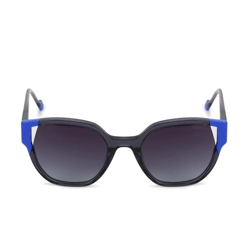 CLASSYCUT Black-Blue Large Full Rim Wayfarer Sunglasses for Women — Hashtag Eyewears