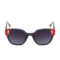 CLASSYCUT Black-Red Large Full Rim Wayfarer Sunglasses for Women — Hashtag Eyewears