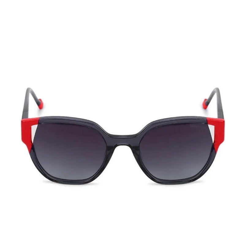 CLASSYCUT Black-Red Large Full Rim Wayfarer Sunglasses for Women — Hashtag Eyewears