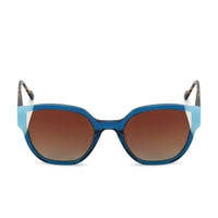 CLASSYCUT Transparent Blue-Sky Blue Large Full Rim Wayfarer Sunglasses for Women — Hashtag Eyewears