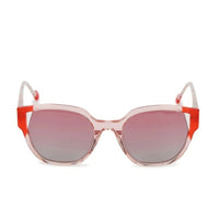 CLASSYCUT Transparent Pink-Light Red Large Full Rim Wayfarer Sunglasses for Women — Hashtag Eyewears