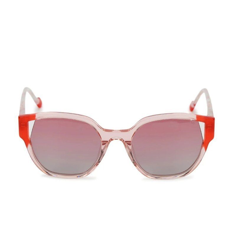 CLASSYCUT Transparent Pink-Light Red Large Full Rim Wayfarer Sunglasses for Women — Hashtag Eyewears