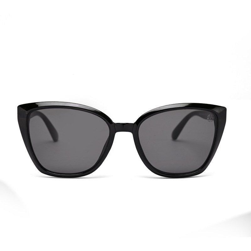 Cleanse Black Medium Full Rim Cateye Sunglasses for Women — Hashtag Eyewears