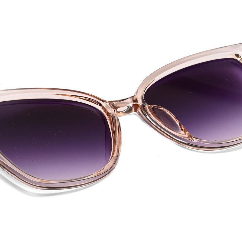 Cleanse | Gradient Blue Medium Full Rim Cateye Sunglasses for Women [UV-protected]