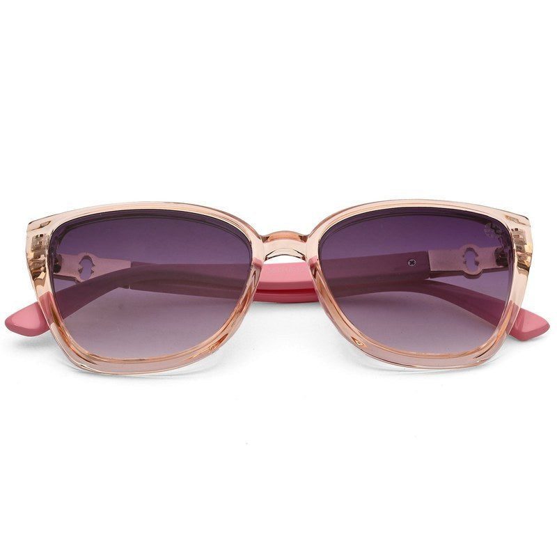 Cleanse | Gradient Blue Medium Full Rim Cateye Sunglasses for Women [UV-protected]