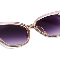 Cleanse | Gradient Blue Medium Full Rim Cateye Sunglasses for Women [UV-protected]