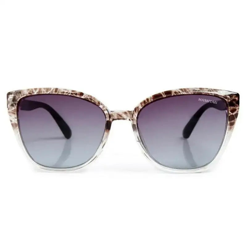 Cleanse | Gradient Purple Blue Medium Full Rim Cateye Sunglasses for Men & Women [UV-protected]