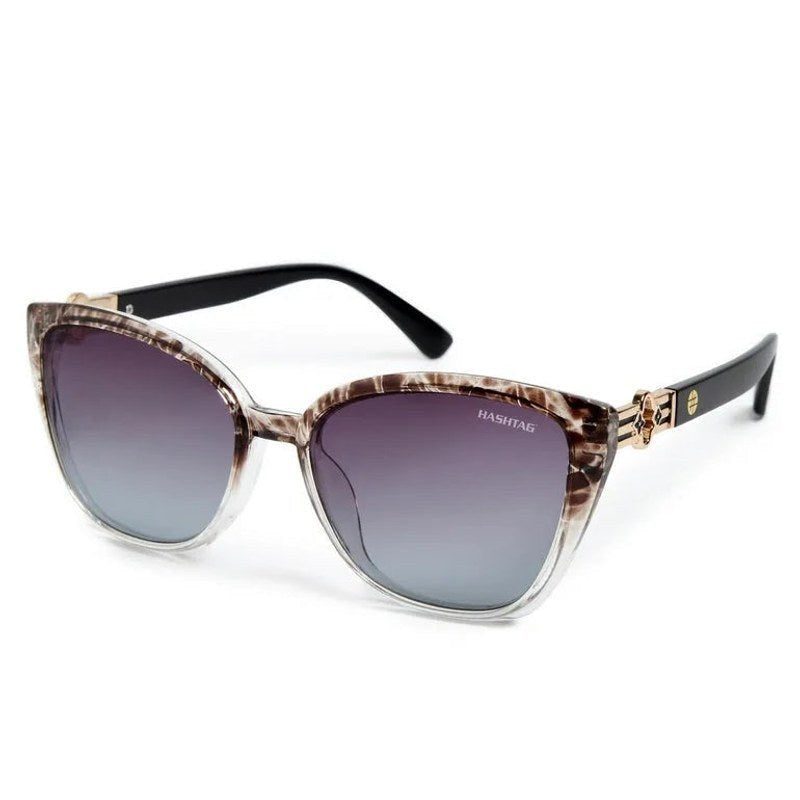 Cleanse Gradient Purple Blue Medium Full Rim Cateye Sunglasses for Men & Women — Hashtag Eyewears