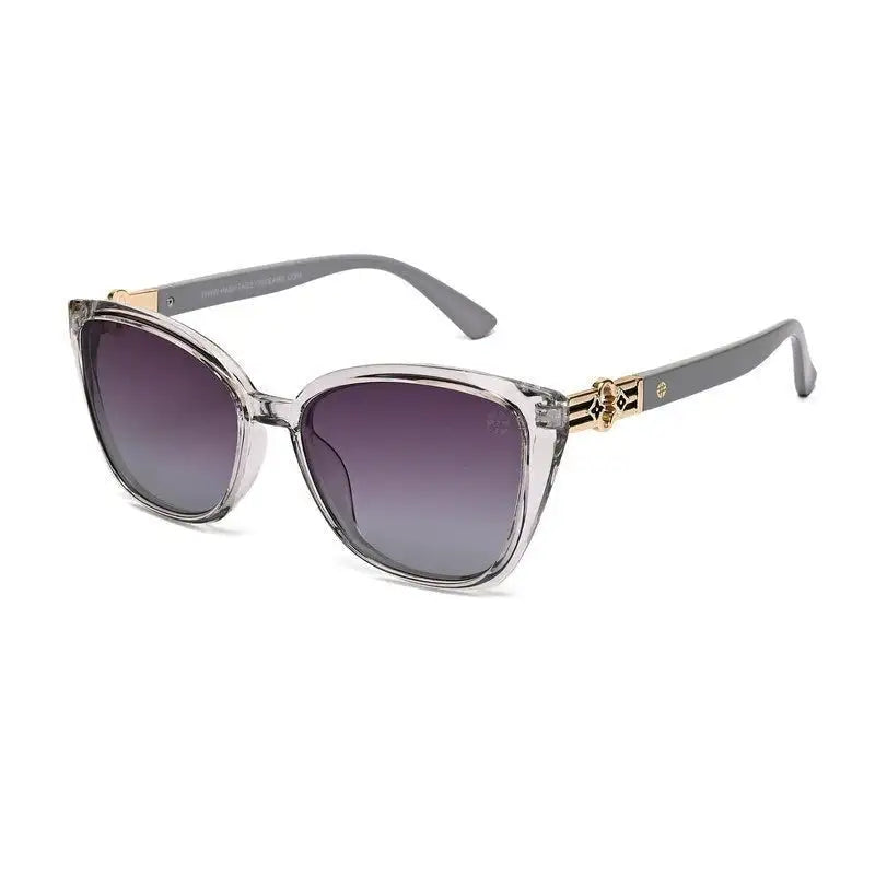 Cleanse | Gradient Purple Medium Full Rim Cateye Sunglasses for Women [UV-protected]