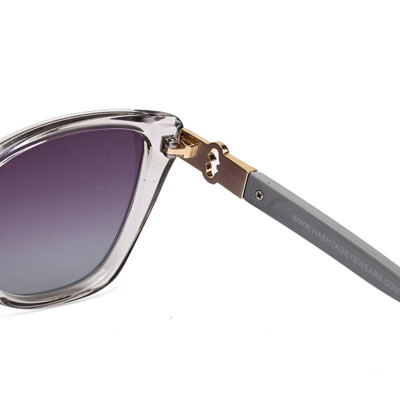 Cleanse | Gradient Purple Medium Full Rim Cateye Sunglasses for Women [UV-protected]