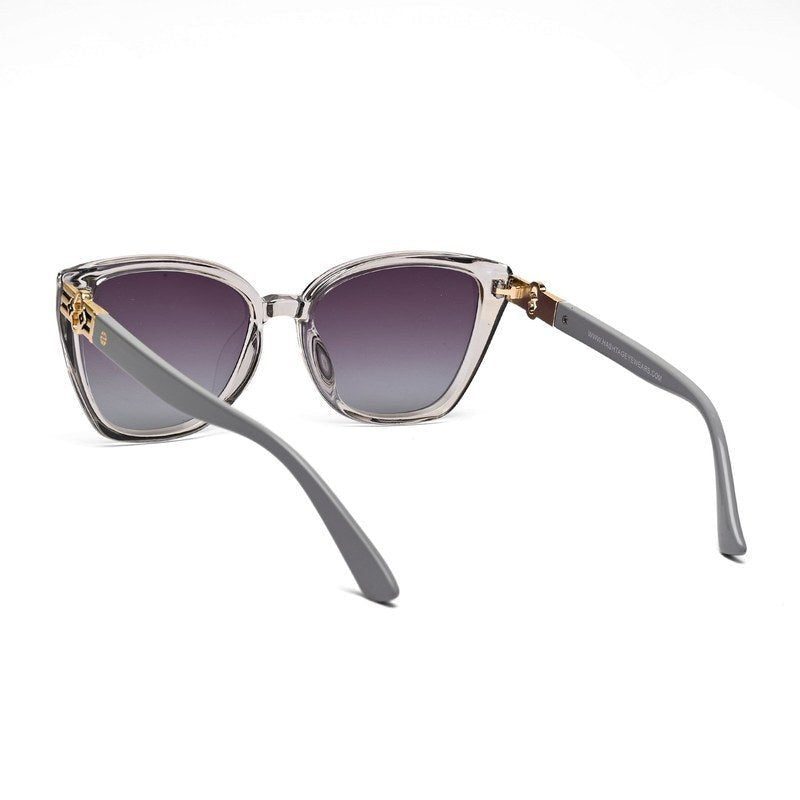 Cleanse | Gradient Purple Medium Full Rim Cateye Sunglasses for Women [UV-protected]