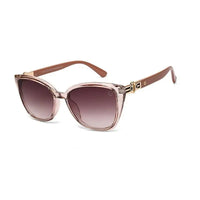 Cleanse | Transparent Medium Full Rim Cateye Sunglasses for Women [UV-protected]