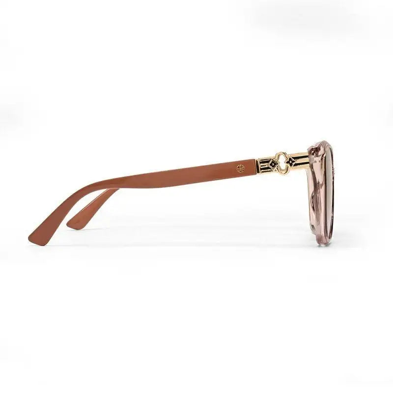 Cleanse | Transparent Medium Full Rim Cateye Sunglasses for Women [UV-protected]