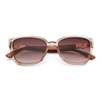 Cleanse | Transparent Medium Full Rim Cateye Sunglasses for Women [UV-protected]