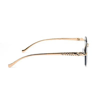 Clyra | Gradient Cyan Medium Rim Less RECTANGLE Sunglasses for Men [UV-protected]