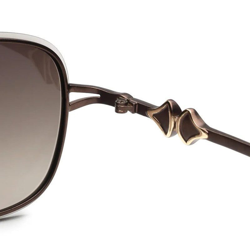 Crypta Brown Medium Full Rim Oval Sunglasses for Women — Hashtag Eyewears