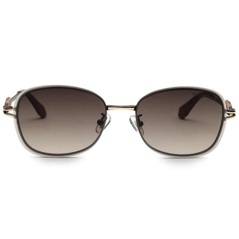 Crypta Brown Medium Full Rim Oval Sunglasses for Women — Hashtag Eyewears