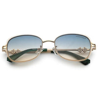 Crypta Cream Medium Full Rim Oval Sunglasses for Women — Hashtag Eyewears