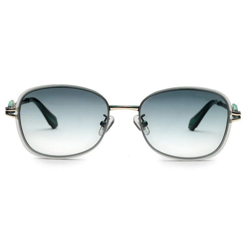 Crypta Green Medium Full Rim Oval Sunglasses for Women — Hashtag Eyewears