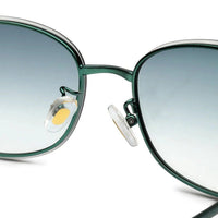 Crypta Green Medium Full Rim Oval Sunglasses for Women — Hashtag Eyewears