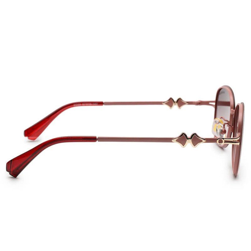 Crypta Pink Medium Full Rim Oval Sunglasses for Women — Hashtag Eyewears