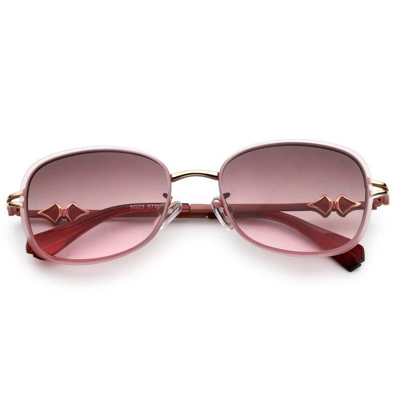 Crypta Pink Medium Full Rim Oval Sunglasses for Women — Hashtag Eyewears