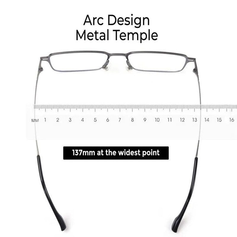 Crystar | Grey Medium Full Rim Rectangle Clip-on for Men & Women [Clip-on]