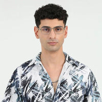 Crystar Grey Medium Full Rim Rectangle Clip-on for Men & Women — Hashtag Eyewears