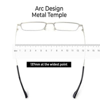 Crystar Silver Medium Full Rim Rectangle Clip-on for Men & Women — Hashtag Eyewears