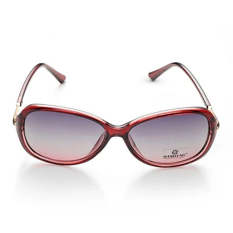 Crystara Brown Large Full Rim Butterfly Sunglasses for Women — Hashtag Eyewears