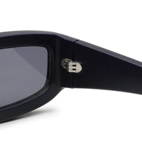 Crystix Blue Small Full Rim Rectangle Sunglasses for Men & Women — Hashtag Eyewears