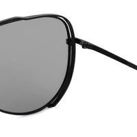 Crythra Black Large Full Rim Aviator Sunglasses for Men — Hashtag Eyewears