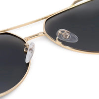 Crythra Grey Large Full Rim Aviator Sunglasses for Men — Hashtag Eyewears