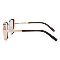 Cyronis Golden & Brown Large Full Rim Square Clip-on for Men & Women — Hashtag Eyewears