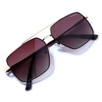 Kynra Gradient Brown Large Full Rim Aviator Sunglasses for Men & Women — Hashtag Eyewears