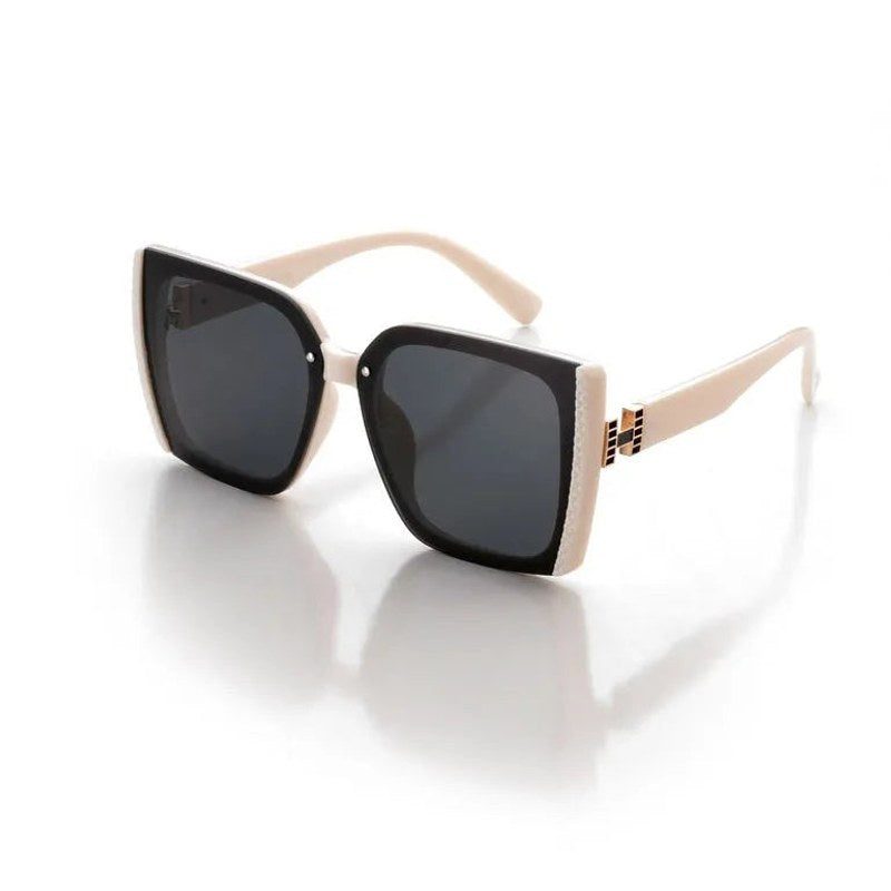 Rapture Off -White Large Full Rim Square Sunglasses for Women — Hashtag Eyewears