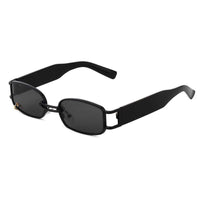 Darion Black Small Full Rim Rectangle Sunglasses for Women — Hashtag Eyewears