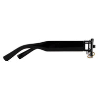 Darion Black Small Full Rim Rectangle Sunglasses for Women — Hashtag Eyewears