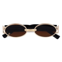 Darkion Brown Medium Full Rim Oval Sunglasses for Women — Hashtag Eyewears