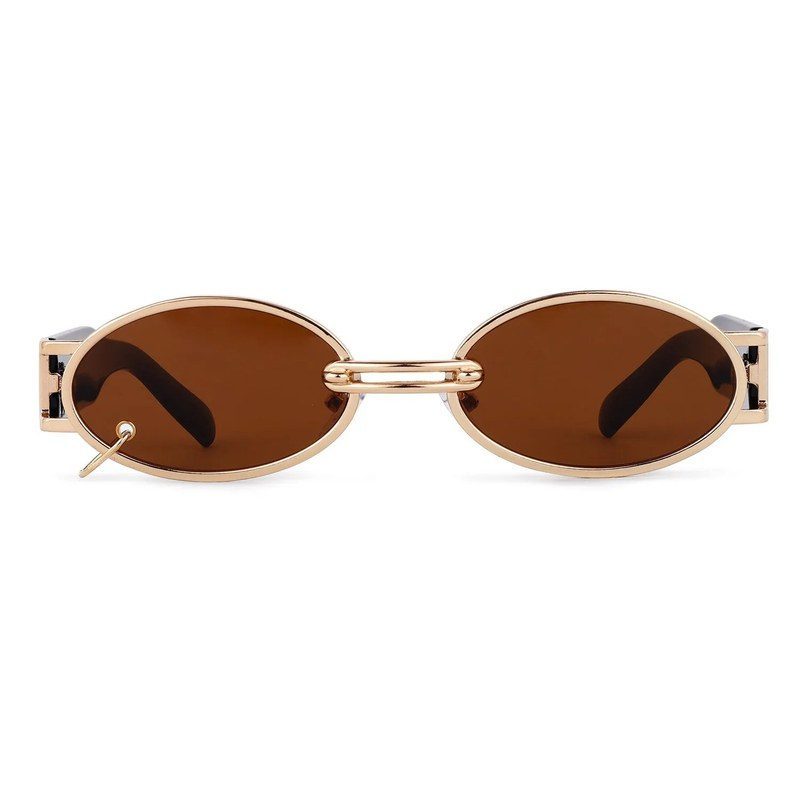 Darkion Brown Medium Full Rim Oval Sunglasses for Women — Hashtag Eyewears
