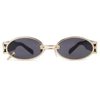 Darkion Grey Medium Full Rim Oval Sunglasses for Women — Hashtag Eyewears