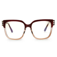 DayLight Transparent/Brown Large Full Rim Square Sunglasses for Men & Women — Hashtag Eyewears