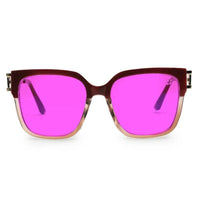 DayLight Transparent/Brown Large Full Rim Square Sunglasses for Men & Women — Hashtag Eyewears