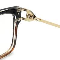 DayLight Transparent/Purple Large Full Rim Square Sunglasses for Men & Women — Hashtag Eyewears