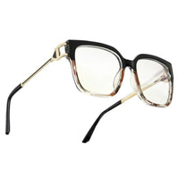 DayLight Transparent/Purple Large Full Rim Square Sunglasses for Men & Women — Hashtag Eyewears