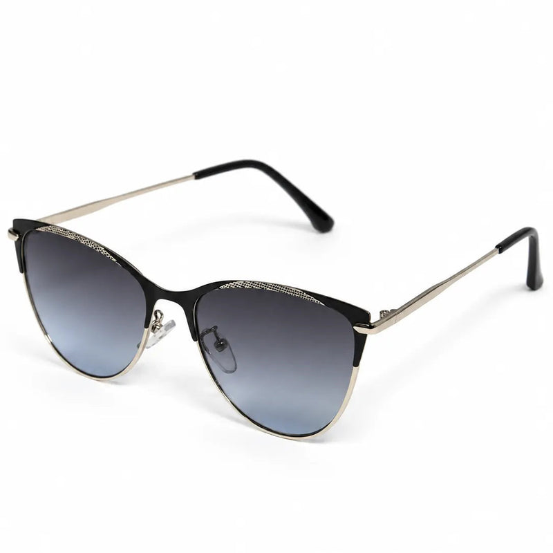 Hestara | Grey Medium Full Rim Cat eye Sunglasses for Women [UV-protected]