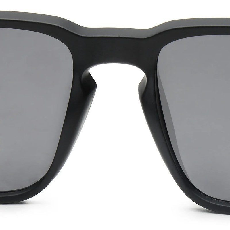 DragGo Black Medium Full Rim Rectangle Sports Sunglasses for Men & Women — Hashtag Eyewears