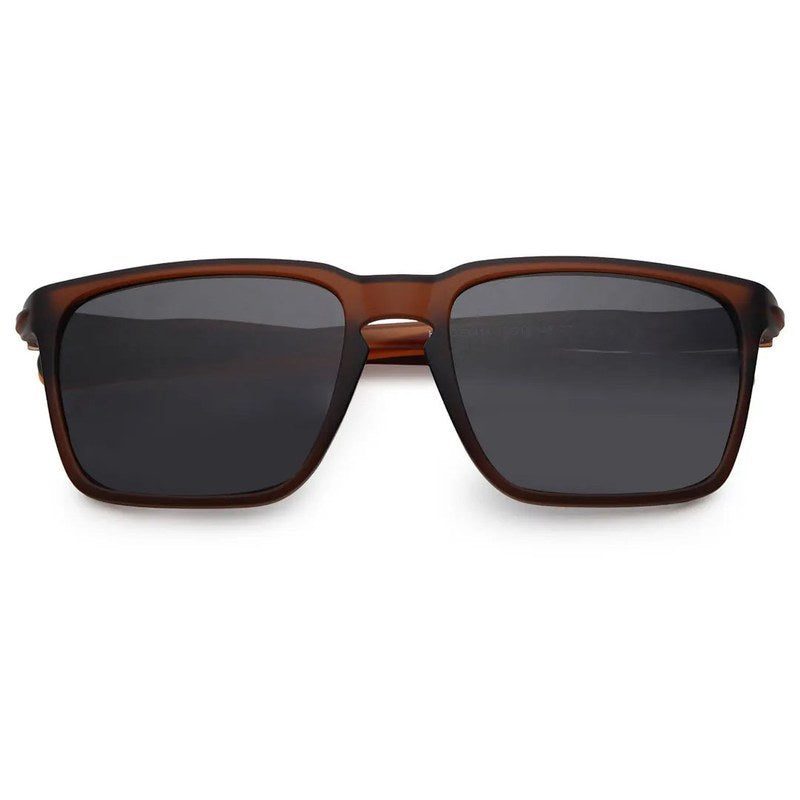 DragGo | Brown Medium Full Rim Rectangle Sports Sunglasses for Men & Women [Polarized]