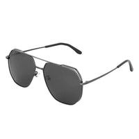 Drakara Black Large Full Rim Hexagonal Sunglasses for Men — Hashtag Eyewears